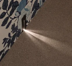 Applique murale, LECCO TRIM, bronze, IP66, LED, 2700K, 500 lm, L3cm, H8cm - John Cullen