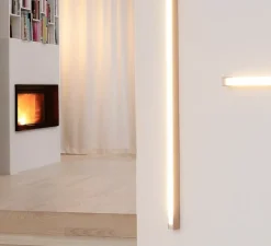 Applique murale, LED40, chêne, L70cm, H4cm, 800lm, 3000K, dimmable - TUNTO