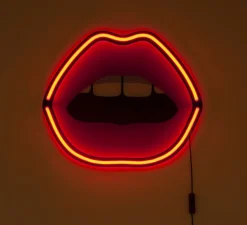 Applique murale, LED Neon Signs Mouth, bouche, LED, L47cm, H2cm - Seletti