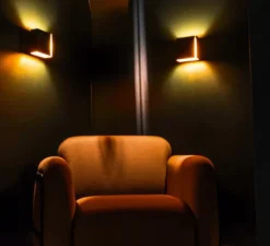 Applique murale LED, Split Medium, noir et blanc, H16cm, L15,2cm - Modular