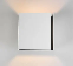 Applique murale LED, Split Medium, blanc, noir, H16cm, L15,2cm - Modular