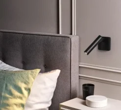 Applique murale, Leda Single, noir, L11cm, H18cm - Astro