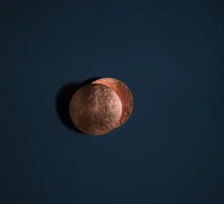 Applique murale, Lederam W, cuivre, LED, dim, 2700K, 1550 lm, Ø25cm, H25cm - Catellani & Smith