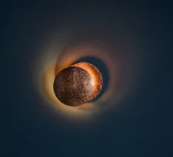 Applique murale, Lederam W, cuivre, LED, dim, 2700K, 1550 lm, Ø25cm, H25cm - Catellani & Smith