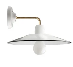 Applique murale, Light.039, blanc, L28cm, H17cm - Zangra