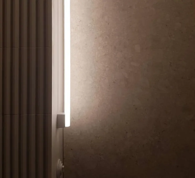 Applique murale, Light.073, blanc, LED, 2700K, 1055lm, dimmable, L100cm, H3cm - Zangra