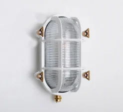 Applique murale, Light.o.120, blanc, IP64, L20cm, H12cm - Zangra