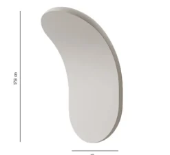 Applique murale, Lik Plus, greige, IP55, LED, dim, 2500-4100K, 528 lm, L10cm, H17,8cm - Axolight