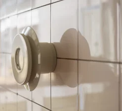 Applique murale, Lille 18, lin, Ø18cm, P9,3cm - Pholc