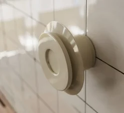 Applique murale, Lille 18, lin, Ø18cm, P9,3cm - Pholc