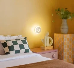 Applique murale, Lille 18, vanille, Ø18cm, P9,3cm - Pholc