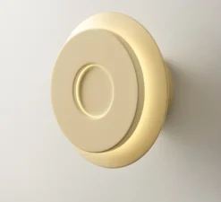 Applique murale, Lille 18, vanille, Ø18cm, P9,3cm - Pholc