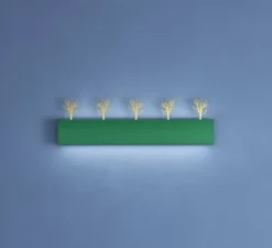 Applique murale, Line of trees 467, vert, LED, K, lm, L23,5cm, H15cm - Atelier Areti