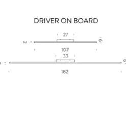 Applique murale, Linescapes, blanc, LED, 2700K, 1125lm, L2cm, H102cm - Nemo Lighting