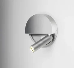 Applique murale, liseuse, Ledtube R droite, aluminium, avec grille, LED, 2700k, 115,5lm, H13,2cm - Marset