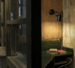 Applique murale, List, noir mat, L8,5cm, H33,5cm - Faro