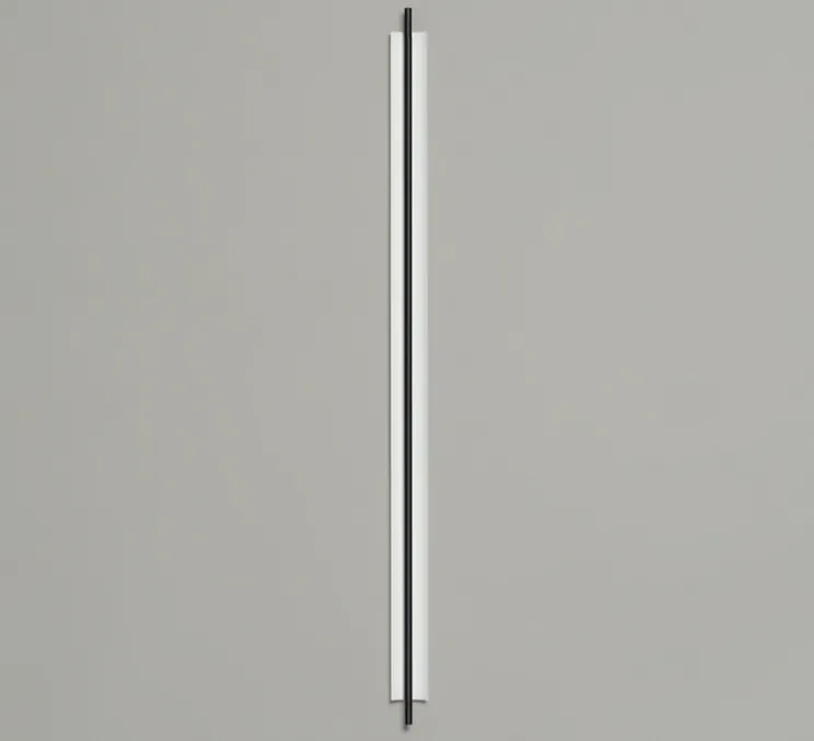 Applique murale, Lámina 165, noir, LED, dim, 2700K, 1484 lm, L9cm, H179,8cm - Santa & Cole