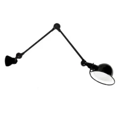 Applique murale, Loft 2 bras, D4401,noir mat, Ø15cm, L80cm - Jieldé