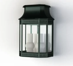 Applique murale, Louis Philippe 2 N° 1, gris ardoise, IP44, L27,9cm, H42,7cm - Roger Pradier