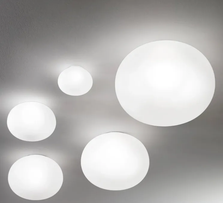 Applique murale, Lucciola AP M, blanc, Ø30cm, H41cm - Vistosi