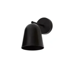 Applique murale, Lula A1, noir, Ø11,5cm, H13cm - Luxcambra