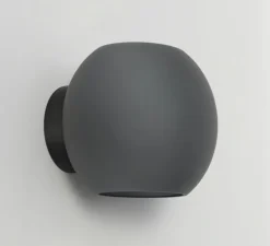 Applique murale, Luna, verre fumé, L21cm, H17cm - Astro