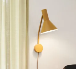 Applique murale, Lyss, moutarde, L18cm, H42cm - Frandsen