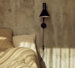 Applique murale, Lyss, noir, L18cm, H42cm - Frandsen