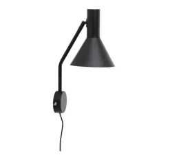 Applique murale, Lyss, noir, L18cm, H42cm - Frandsen