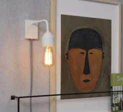 Applique murale, Madrid W, blanc, Ø7cm, H14cm - It's about Romi