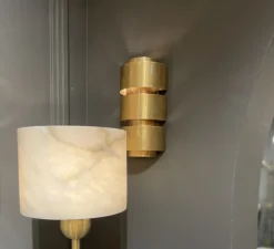 Applique murale, Manetti S, laiton vintage, Ø11,5cm, H33cm - Eichholtz