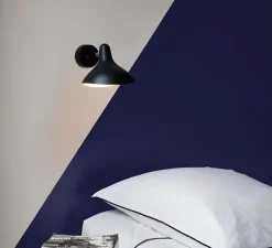 Applique murale, MANTIS BS5 MINI, noir, LED, 318lm, L25,5cm, H11,5cm - Dcw editions