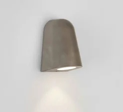 Applique murale, Mast Light, béton mat, IP44, Ø8,9cm, H13,7cm - Astro