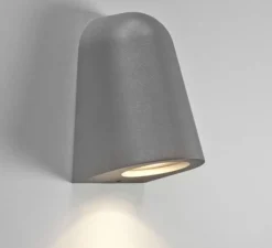 Applique murale, Mast Light, gris, IP65,Ø8,5cm, H13,5cm - Astro