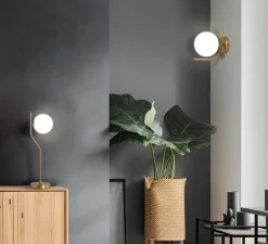 Applique murale, Maui, or, IP44, L15cm, H20,7cm - ACB