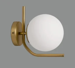 Applique murale, Maui, or, IP44, L15cm, H20,7cm - ACB