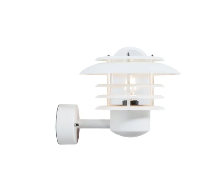 Applique murale, Max, blanc, IP23, Ø23,9cm, H23,5cm - Belid