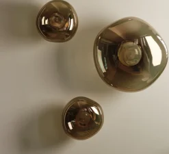 Applique murale, Melt Mini, bronze, LED, dim, 3000K, 800 lm, Ø25cm, H28cm - Tom Dixon