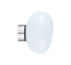 Applique murale, Melt Mini, opal, argent, LED, dim, 3000K, 800 lm, Ø25cm, H28cm - Tom Dixon