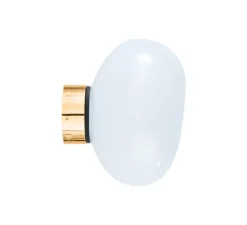 Applique murale, Melt Mini, opal, doré, LED, dim, 3000K, 800 lm, Ø25cm, H28cm - Tom Dixon