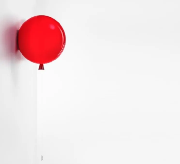 Applique murale, Memory 300, rouge, Ø30cm, H32,5cm - Brokis