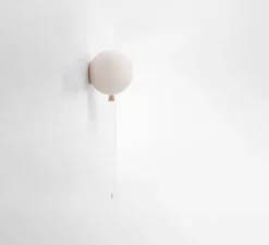 Applique murale, Memory 250, rose clair, Ø25cm, H27,5cm - Brokis