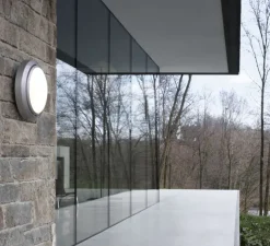 Applique murale, Metropoli, D2027P1, aluminium peint, IP65, Ø27cm, H10cm - Luceplan