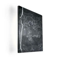 Applique murale, MILES 3.0 carré, marbre noir, LED, 3000K, 430lm, L30cm, H30cm - Wever&Ducré