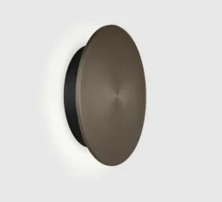 Applique murale, Miles 2.0 Round, bronze, LED, dim, 2700K, 530 lm, L19cm, H19cm - Wever&Ducré
