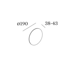 Applique murale, Miles 2.0 Round, bronze, LED, dim, 2700K, 530 lm, L19cm, H19cm - Wever&Ducré