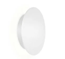 Applique murale, Miles 2.0 round, blanc mat, LED, dim, 2700K, 515 lm, L19cm, H19cm - Wever&Ducré