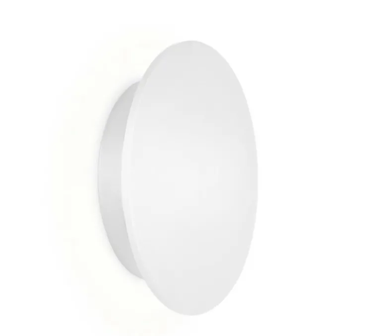 Applique murale, Miles 2.0 round, blanc mat, LED, dim, 2700K, 515 lm, L19cm, H19cm - Wever&Ducré
