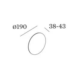 Applique murale, Miles 2.0 round, blanc mat, LED, dim, 2700K, 515 lm, L19cm, H19cm - Wever&Ducré