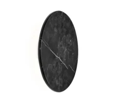 Applique murale, MILES 3.0 round, noir marbré, LED, 3000K, 430lm, Ø-cm, H-cm - Wever&Ducré